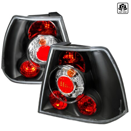 Spec-D Tuning 99-04 Volkswagen Jetta Altezza Tail Light Black LT-JET99JM-TM